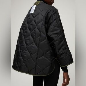 NWT The Frankie shop Teddy quilted coat size XS/S